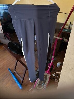 Victoria's Secret Blue Athletic Joggers with Black & White Side Panels